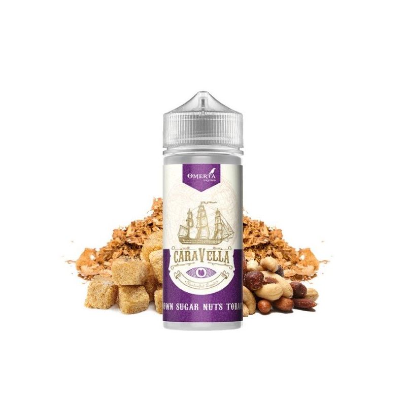 Premix Caravella by Omerta Liquids - Brown Sugar Nuts Tobacco 100/120ml Premix Caravella by Omerta Liquids - Brown Sugar Nuts Tobacco 100/120ml