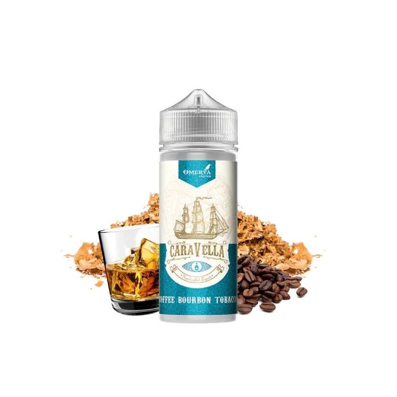 Premix Caravella by Omerta Liquids - Coffee Bourbon Tobacco 100/120ml