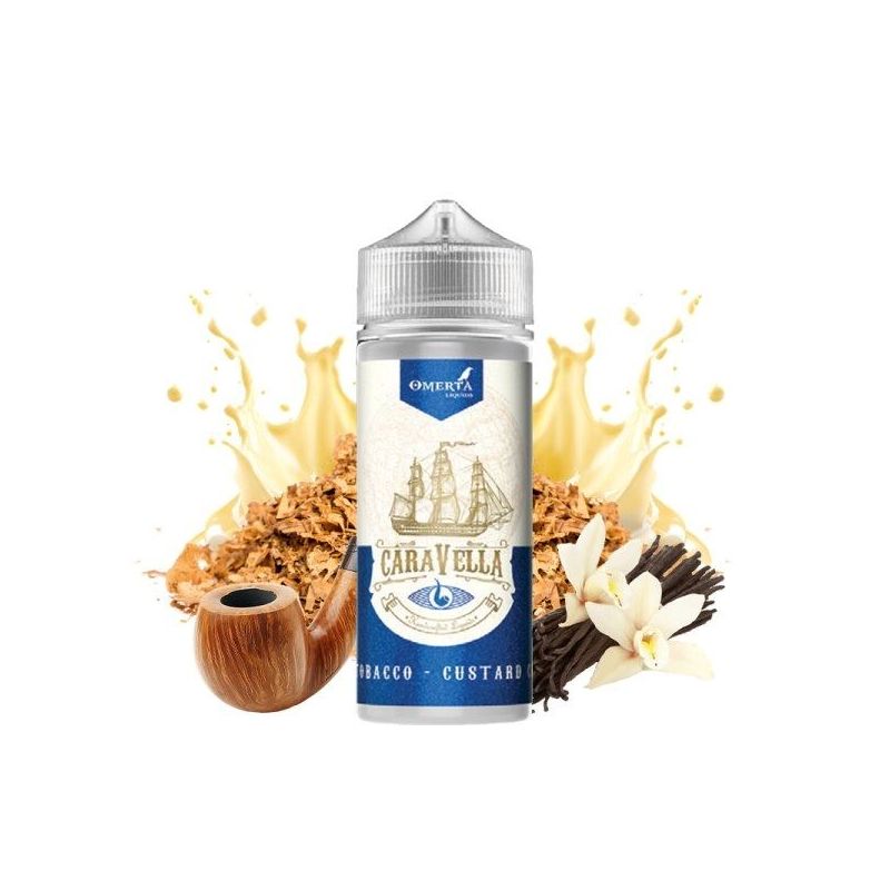 Premix Caravella by Omerta Liquids - Pipe Tobacco Custard Cream 100/120ml Premix Caravella by Omerta Liquids - Pipe Tobacco Custard Cream 100/120ml