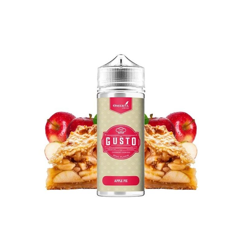 Premix Gusto by Omerta Liquids - Apple Pie 100/120ml Premix Gusto by Omerta Liquids - Apple Pie 100/120ml