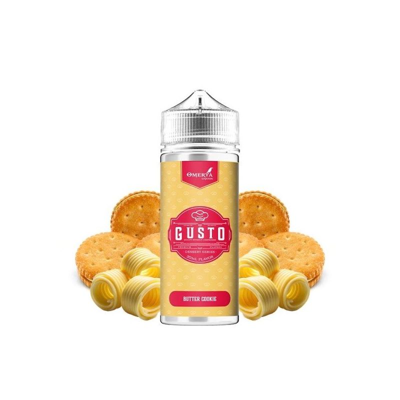 Premix Gusto by Omerta Liquids - Butter Cookie 100/120ml Premix Gusto by Omerta Liquids - Butter Cookie 100/120ml
