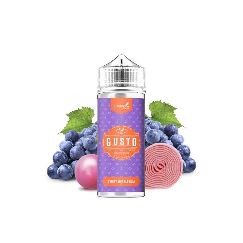 Premix Gusto by Omerta Liquids - Fruity Bubble Gum 100/120ml