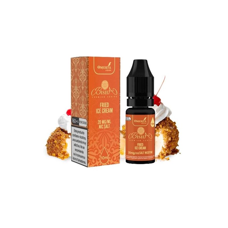 Liquid Omerta Bisha Salts - Fried Ice Cream 20mg 10ml