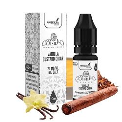 Liquid Omerta Bisha Salts - Vanilla Custard Cigar 20mg 10ml