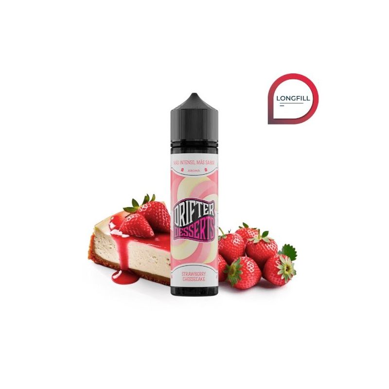 Longfill Drifter Desserts - Strawberry Cheesecake 16/60ml Longfill Drifter Desserts - Strawberry Cheesecake 16/60ml