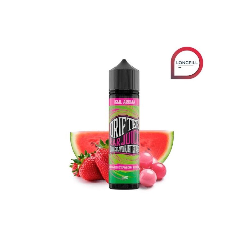 Longfill Drifter Bar - Watermelon Strawberry Bubblegum 16/60ml Longfill Drifter Bar - Watermelon Strawberry Bubblegum 16/60ml