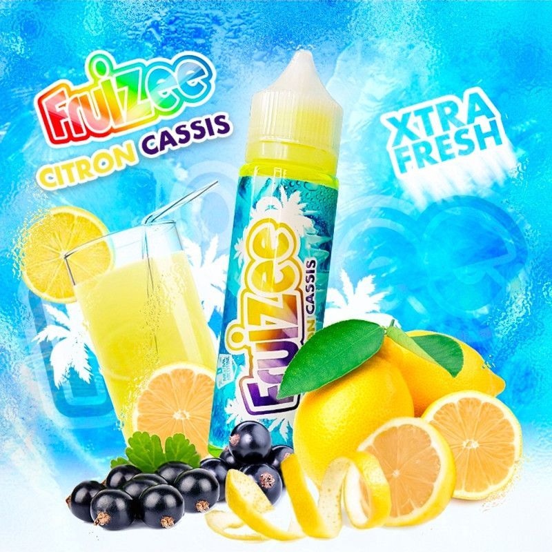 Premix Fruizee by Eliquid France - Citron Cassis 50/60ml Premix Fruizee by Eliquid France - Citron Cassis 50/60ml