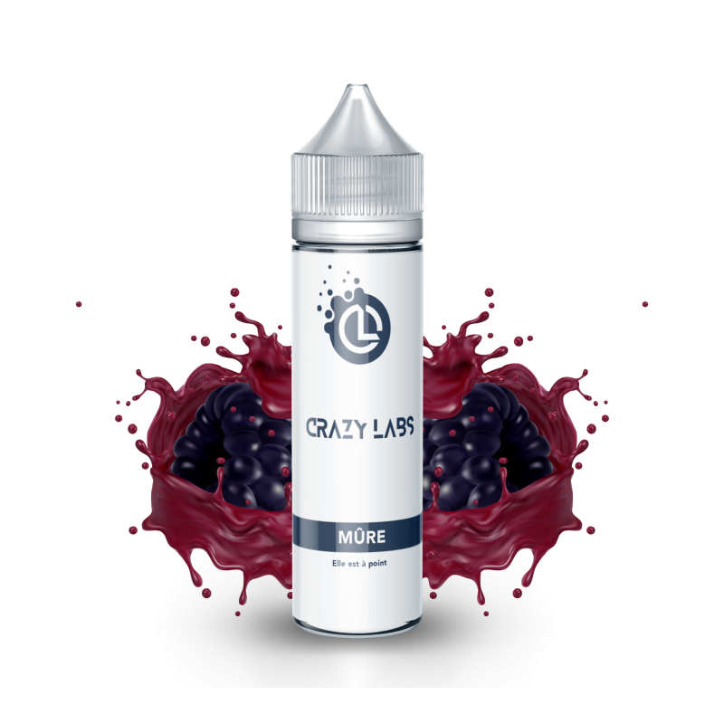 Premix Crazy Labs - Mûre 50/75ml Premix Crazy Labs - Mûre 50/75ml