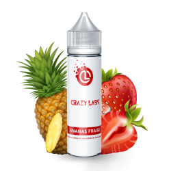 Premix Crazy Labs - Ananas Fraise 50/75ml