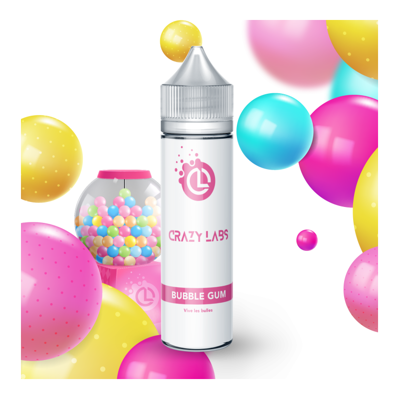 Premix Crazy Labs - Bubble Gum 50/75ml Premix Crazy Labs - Bubble Gum 50/75ml