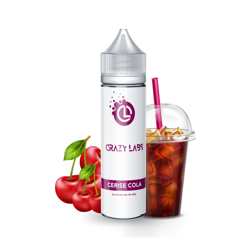 Premix Crazy Labs - Cerise Cola 50/75ml Premix Crazy Labs - Cerise Cola 50/75ml