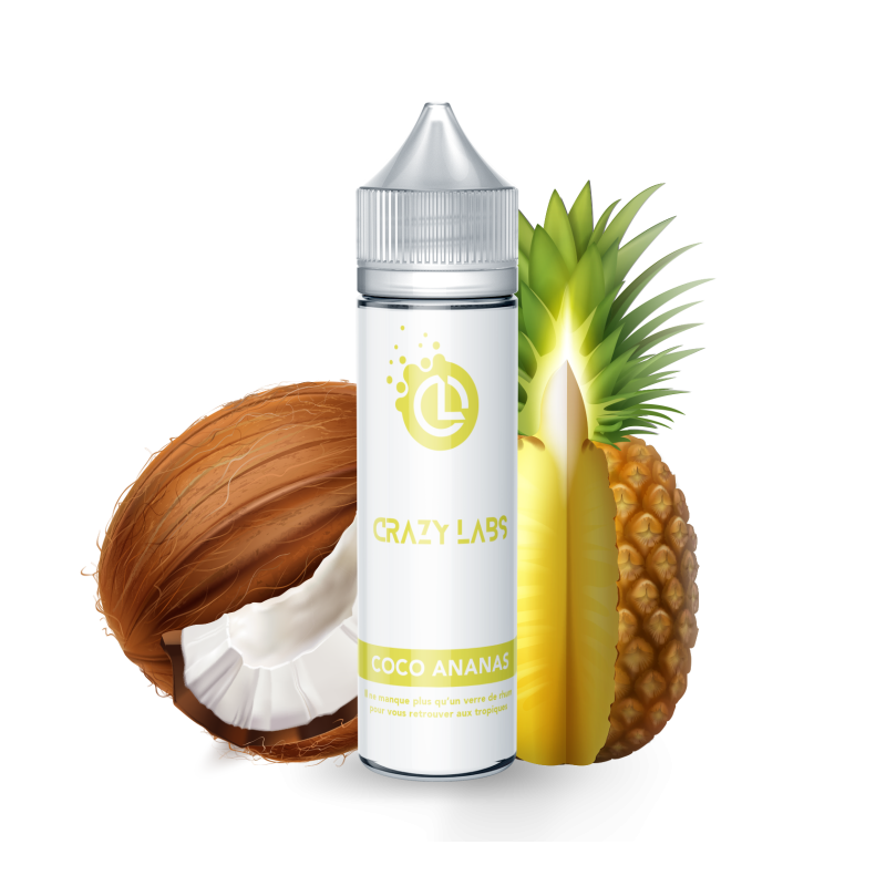 Premix Crazy Labs - Coco Ananas 50/75ml