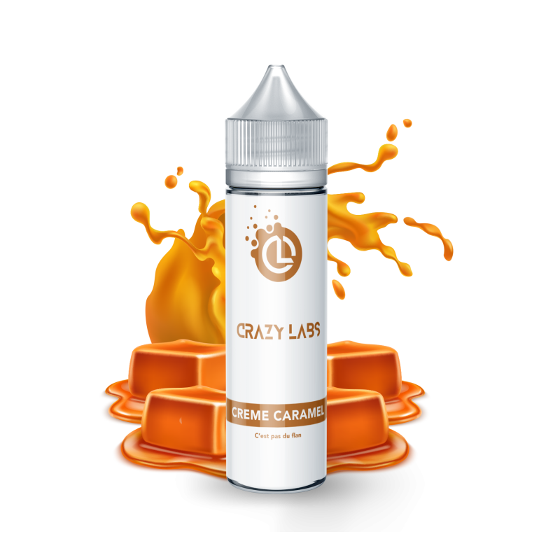 Premix Crazy Labs - Creme Caramel 50/75ml Premix Crazy Labs - Creme Caramel 50/75ml