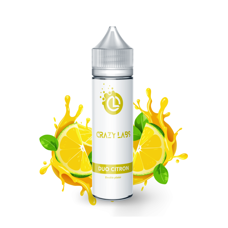Premix Crazy Labs - Duo Citron 50/75ml Premix Crazy Labs - Duo Citron 50/75ml