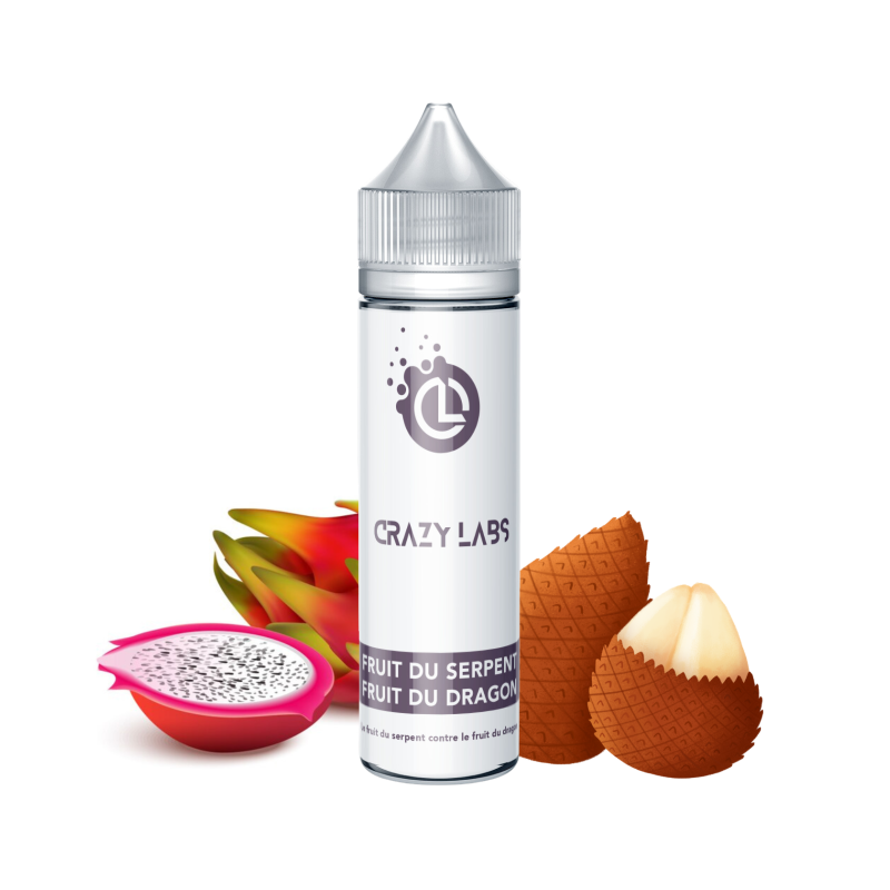 Premix Crazy Labs - Fruit du Serpent Fruit du dragon 50/75ml Premix Crazy Labs - Fruit du Serpent Fruit du dragon 50/75ml