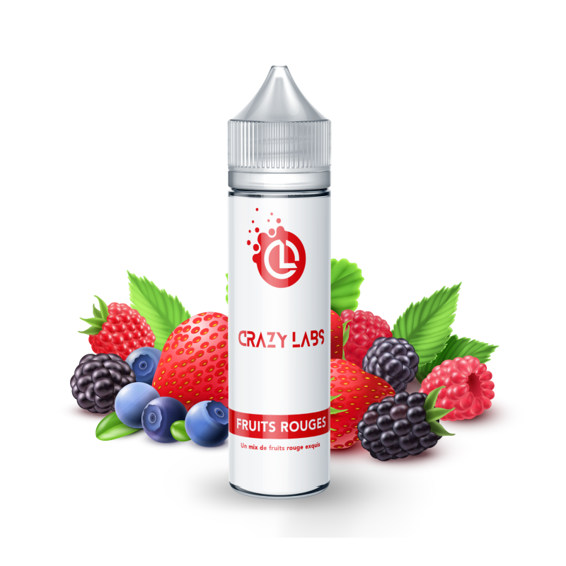 Premix Crazy Labs - Fruits Rouges 50/75ml Premix Crazy Labs - Fruits Rouges 50/75ml