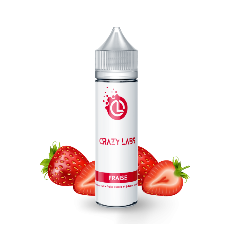 Premix Crazy Labs - Fraise 50/75ml
