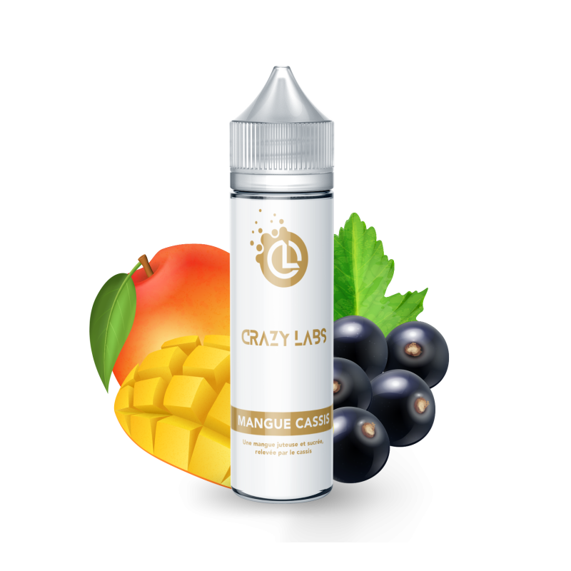 Premix Crazy Labs - Mangue Cassis 50/75ml
