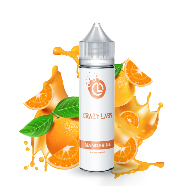 Premix Crazy Labs - Mandarine 50/75ml Premix Crazy Labs - Mandarine 50/75ml