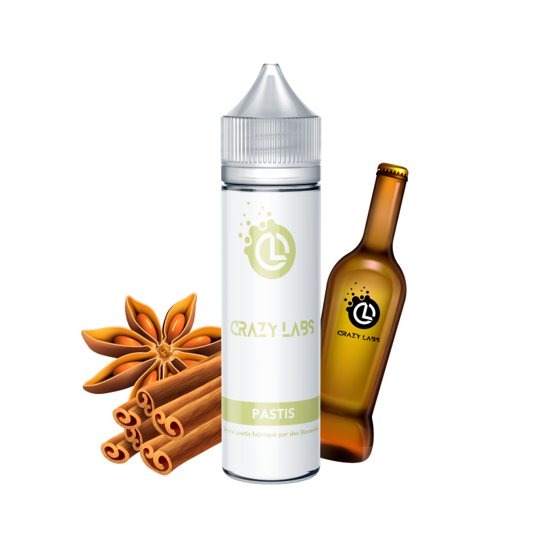 Premix Crazy Labs - Pastis 50/75ml