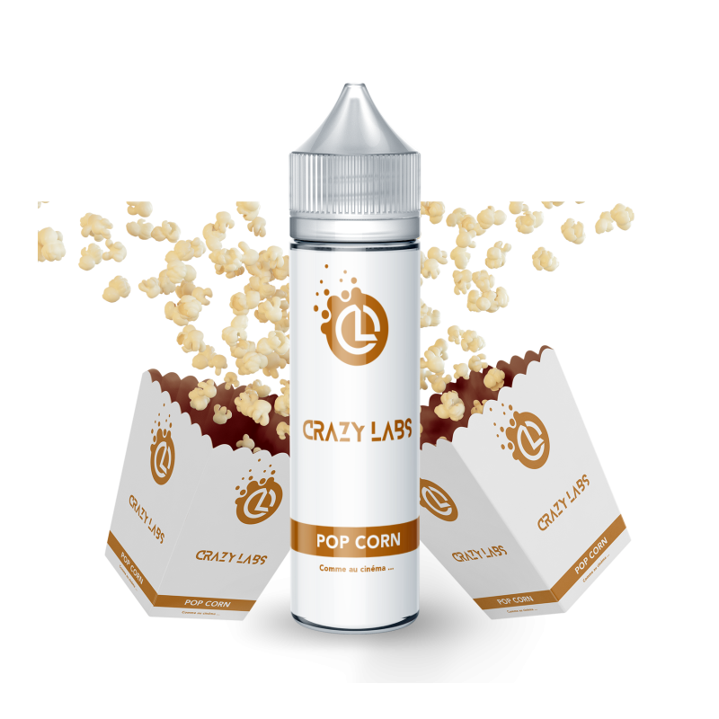 Premix Crazy Labs - Pop Corn 50/75ml Premix Crazy Labs - Pop Corn 50/75ml