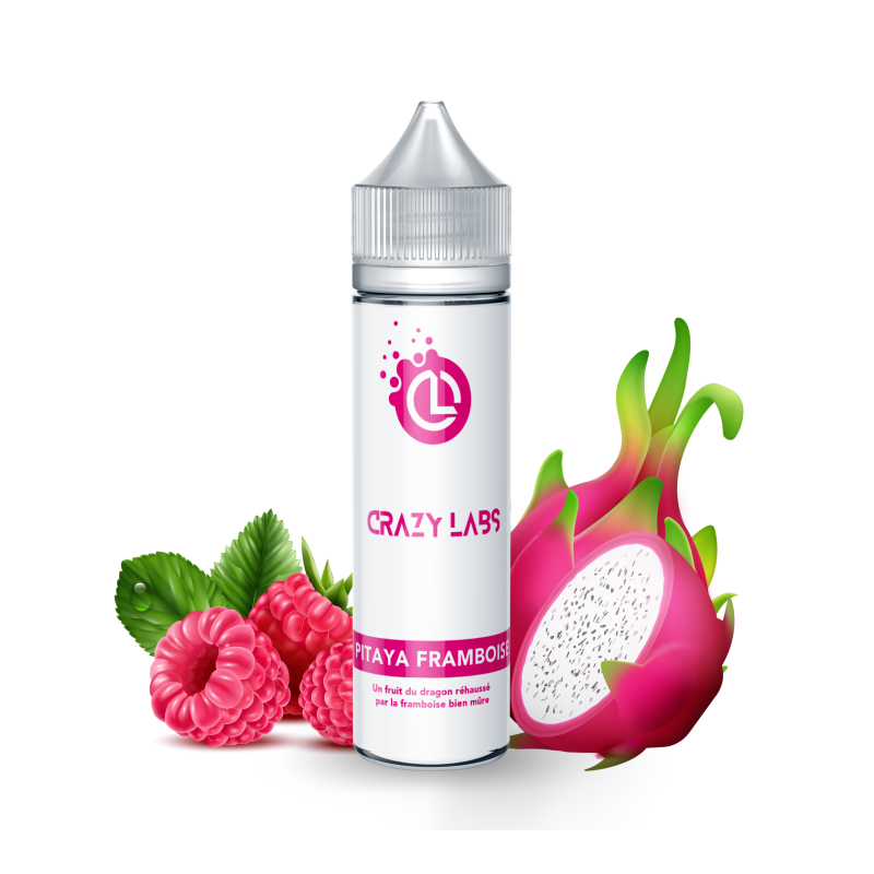 Premix Crazy Labs - Pitaya Framboise 50/75ml