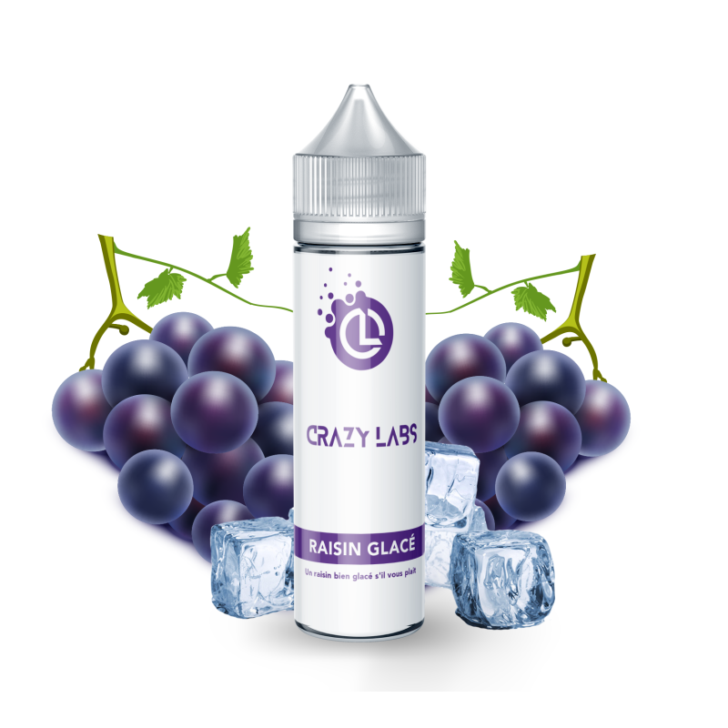 Premix Crazy Labs - Raisin Glacé 50/75ml