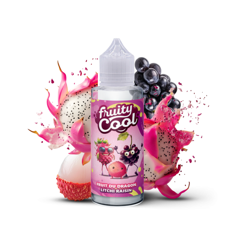 Premix Fruity Cool - FRUIT DU DRAGON LITCHI RAISIN 100/120ml Premix Fruity Cool - FRUIT DU DRAGON LITCHI RAISIN 100/120ml