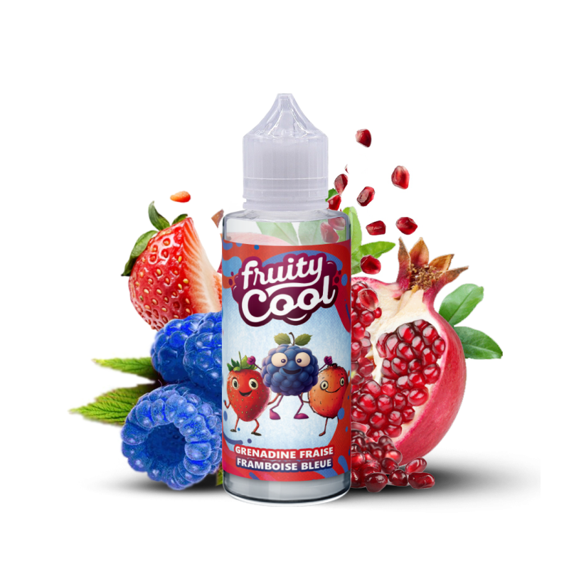 Premix Fruity Cool - GRENADINE FRAISE FRAMBOISE BLEUE 100/120ml