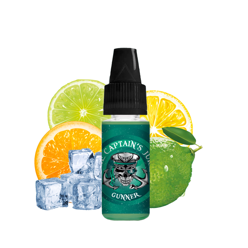 Liquid The Captain's Juice - Gunner 10ml 20mg