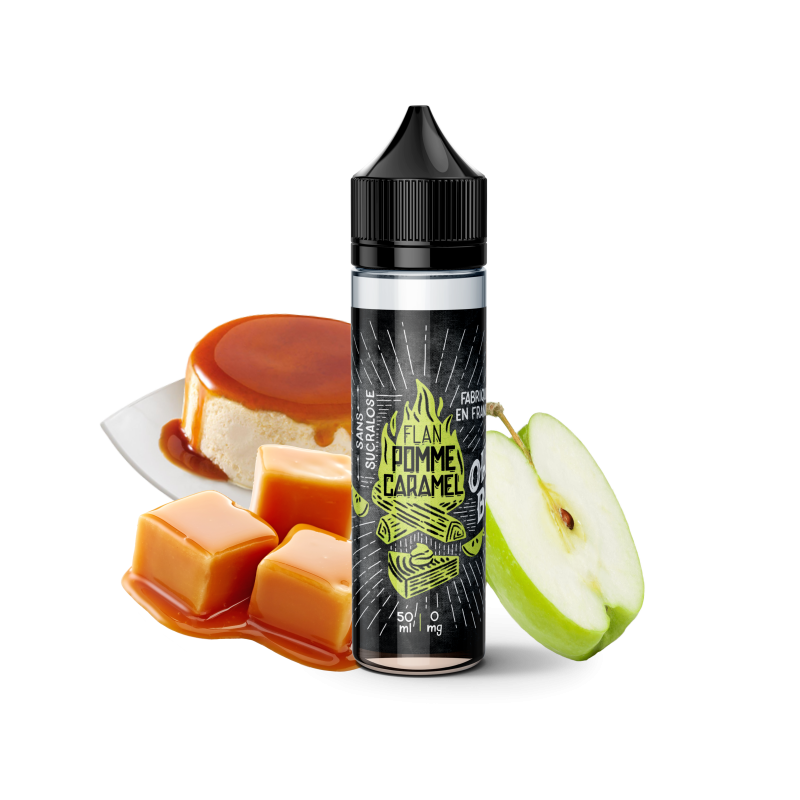 Premix OHM Des Bois - Flan Pomme Caramel 50/60ml
