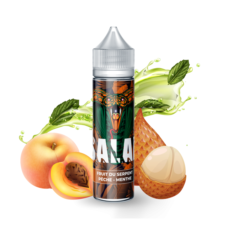 Premix Salak - Fruit du Serpent Pêche Menthe 50/60ml Premix Salak - Fruit du Serpent Pêche Menthe 50/60ml