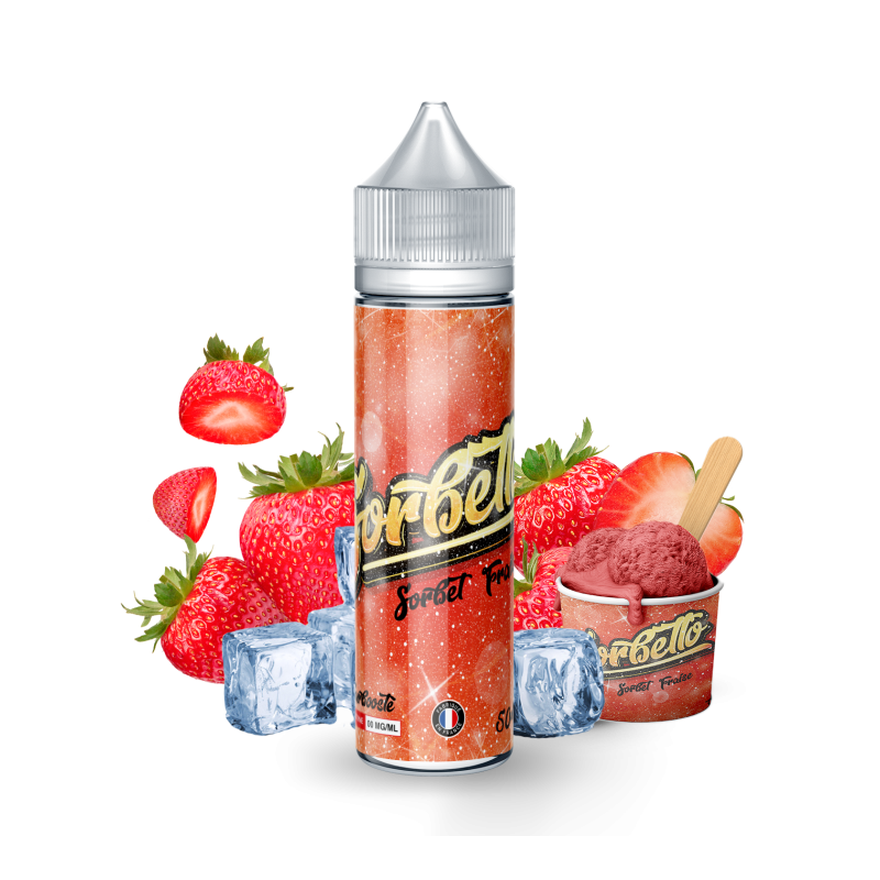 Premix Sorbetto - Sorbet Fraise 50/60ml Premix Sorbetto - Sorbet Fraise 50/60ml