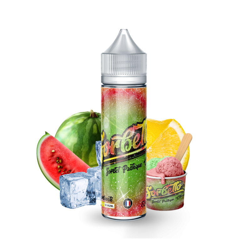 Premix Sorbetto - Sorbet Pastèque Citron 50/60ml Premix Sorbetto - Sorbet Pastèque Citron 50/60ml
