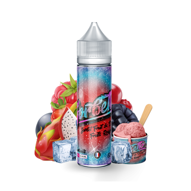 Premix Sorbetto - Fruit du Dragon Fruits Rouges 50/60ml Premix Sorbetto - Fruit du Dragon Fruits Rouges 50/60ml