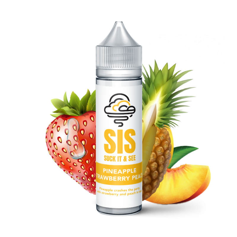 Premix SIS - Ananas Fraise Pêche 50/75ml Premix SIS - Ananas Fraise Pêche 50/75ml
