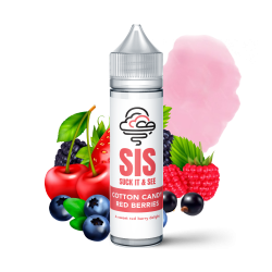 Premix SIS - Barbe à Papa Fruits Rouges 50/75ml
