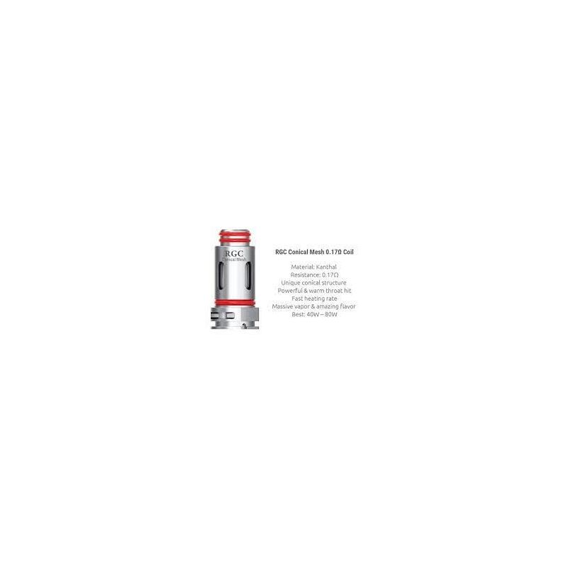 Grzałka Smok RPM80 RGC Conical Mesh 0.17 OHM Grzałka Smok RPM80 RGC Conical Mesh 0.17 OHM