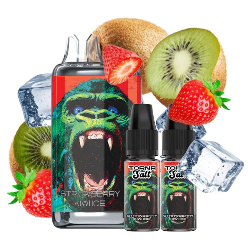 TORNA-BAR Torna Max 30K Strawberry Kiwi Ice Puff 20mg TORNA-BAR Torna Max 30K Strawberry Kiwi Ice Puff 20mg