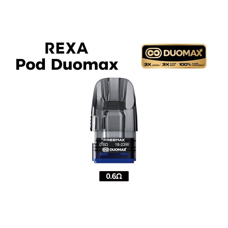 Kartridż Freemax Rexa Pod DuoMax 2ml 0.6 OHM Kartridż Freemax Rexa Pod DuoMax 2ml 0.6 OHM
