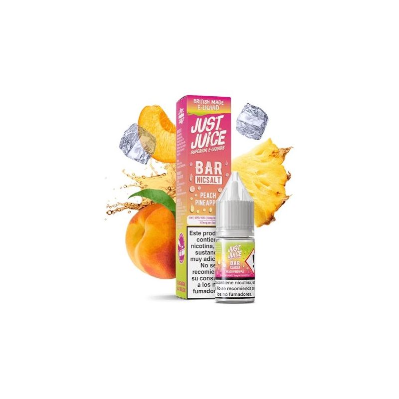 Liquid Just Juice Bar Salts - Peach Pineapple 20mg 10ml