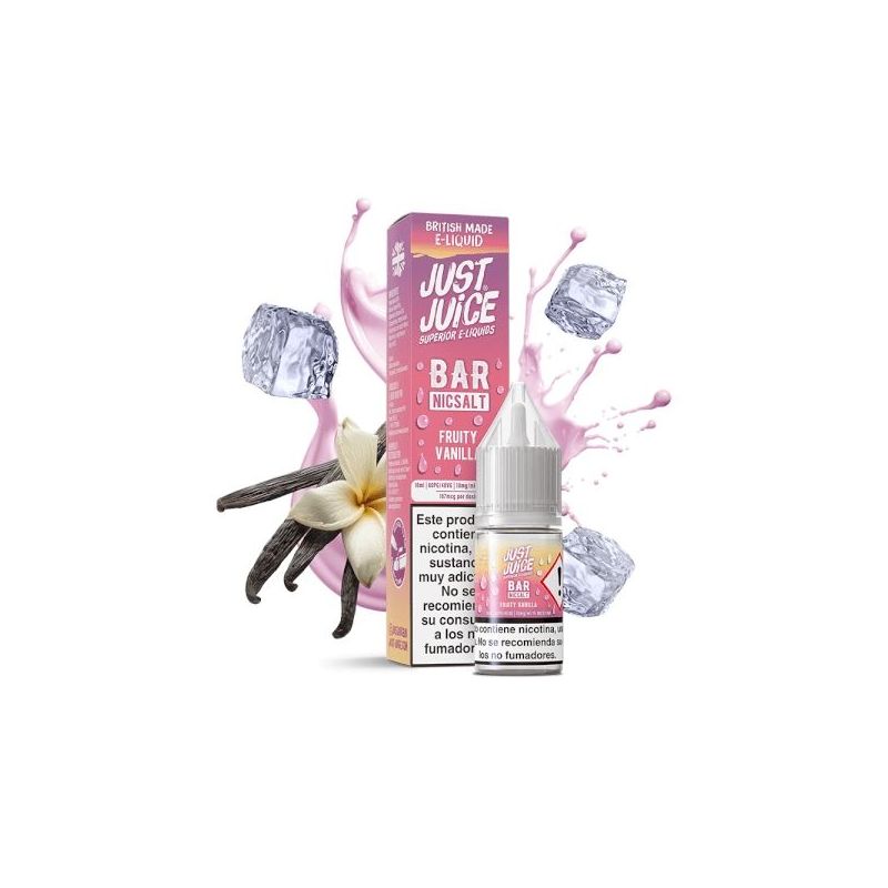 Liquid Just Juice Bar Salts - Fruity Vanilla 20mg 10ml Liquid Just Juice Bar Salts - Fruity Vanilla 20mg 10ml