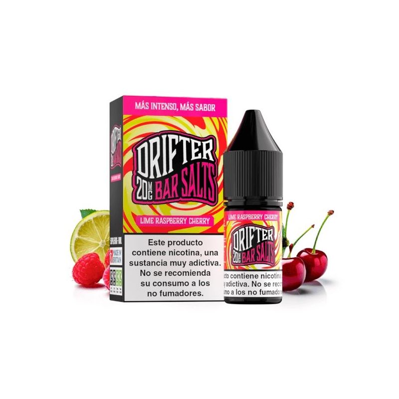 Liquid Drifter Bar Salts Lime Raspberry Cherry 20mg 10ml