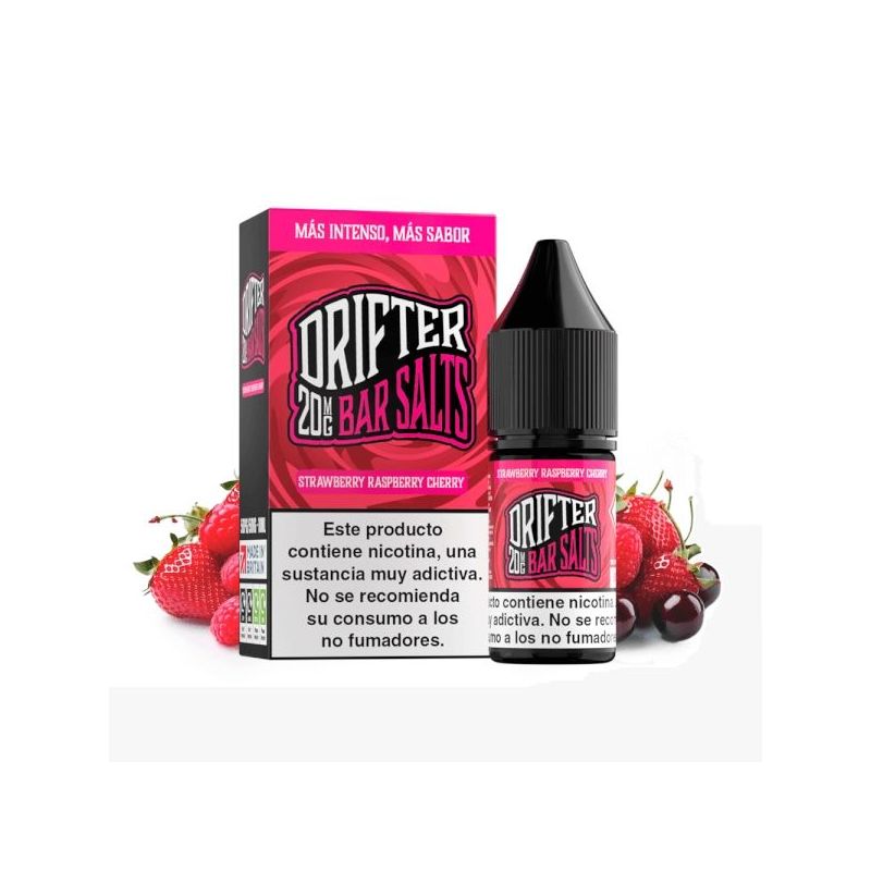 Liquid Drifter Bar Salts Strawberry Raspberry Cherry 20mg 10ml