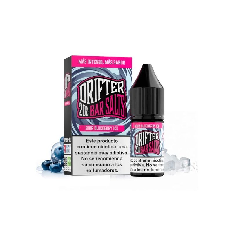 Liquid Drifter Bar Salts Sour Blueberry Ice 20mg 10ml
