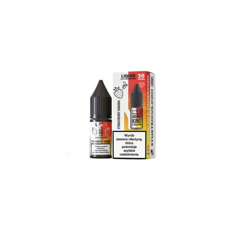 Liquid Aroma King Salt 20 mg 10ml - Strawberry Banana