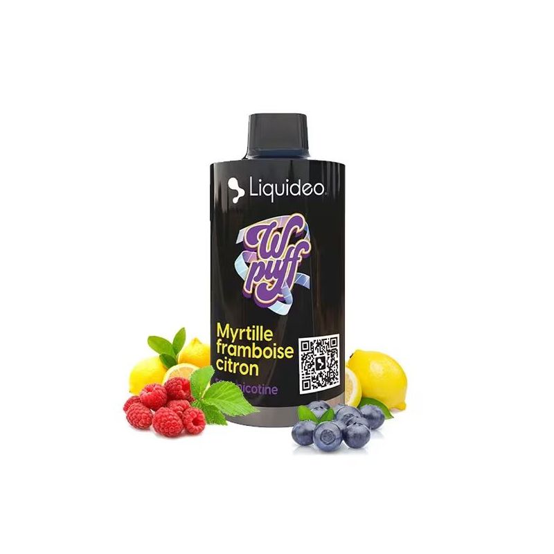 Wkład Wpuff by Liquidéo 12k - Myrtille Framboise Citron 0mg Wkład Wpuff by Liquidéo 12k - Myrtille Framboise Citron 0mg