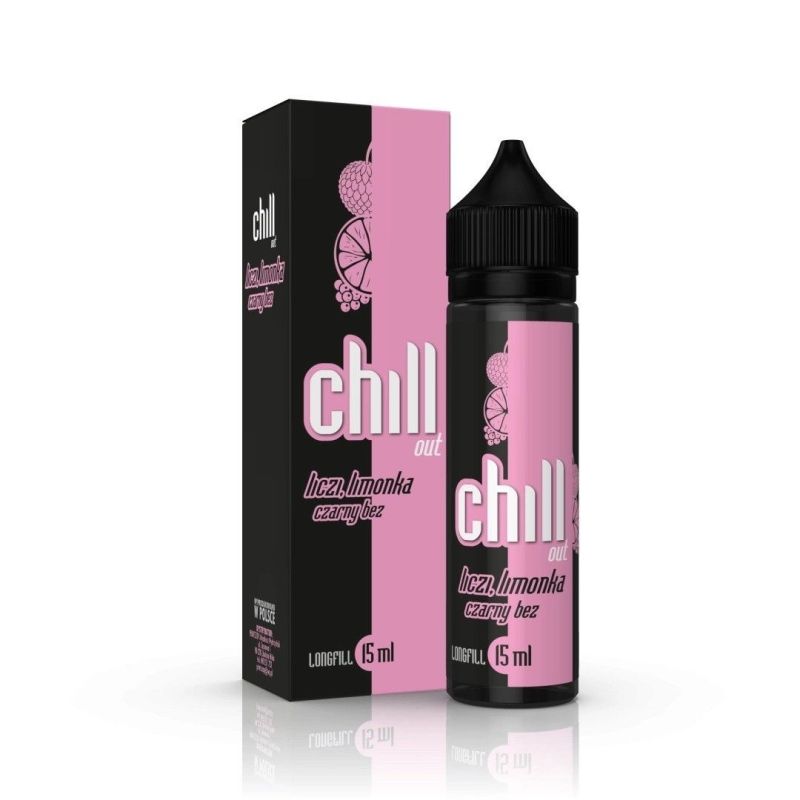 Longfill Chill Out - Liczi Czarny Bez Limonka 15/60ml