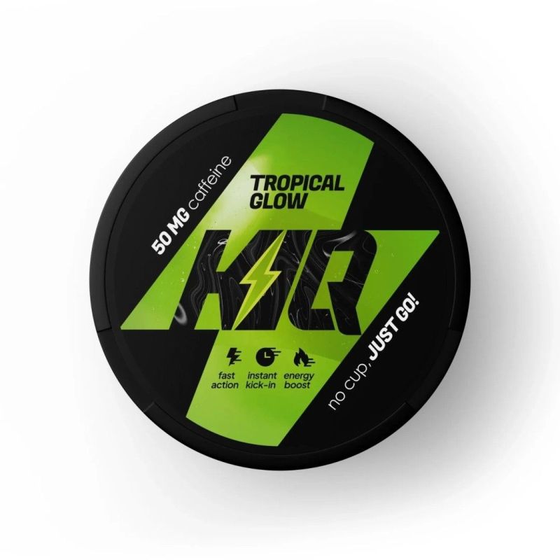 Woreczki Kofeinowe KIQ Tropical Glow 50mg Woreczki Kofeinowe KIQ Tropical Glow 50mg