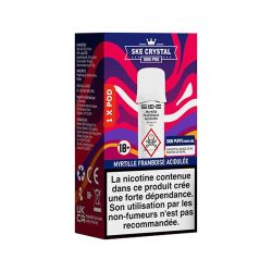 Wkład SKE Crystal Pro 1000 - Myrtille Framboise Acidulée 20mg